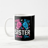 Mug Nk Or Blue Sister Loves You Boxing Gender Reveal (Gauche)