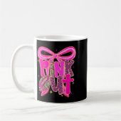 Mug Nk Out Leopard Football Bow Breast Cancer Awarenes (Gauche)
