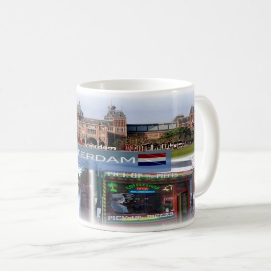 Mug NL Pays-Bas - Amsterdam - (Devant droit)