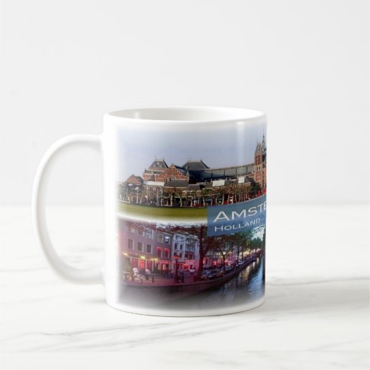 Mug NL Pays-Bas - Amsterdam - (Gauche)