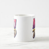 Mug No.1 Fête des pères de texte papa (Centre)