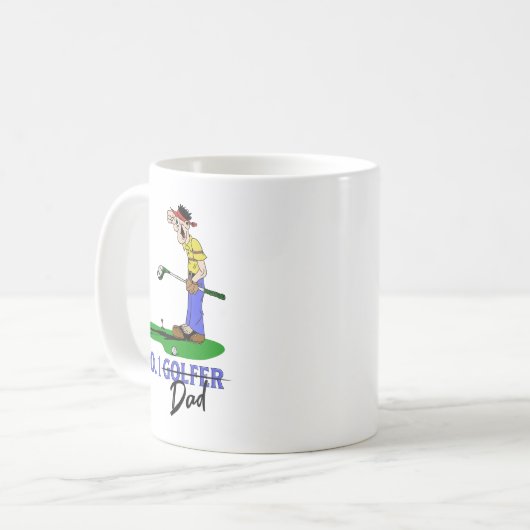 Mug No 1 Golfer Papa (Devant gauche)