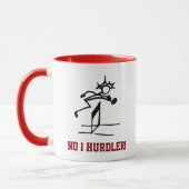 Mug No 1 Hurdler Red (Gauche)