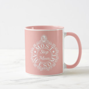 Mug No.1 Les plus beaux Stepmamans blanc imprimé sur r