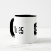 Mug No 25 emblème (Devant gauche)