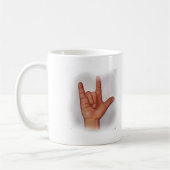 MUG NO. 3 D'ASL JE T'AIME (Gauche)