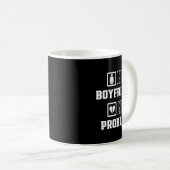Mug No Boyfriend No Problem Sarcasm Valentine Valentin (Devant droit)