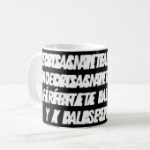 Mug No Cedas Ante Las Mentiras (blanc) (Devant gauche)
