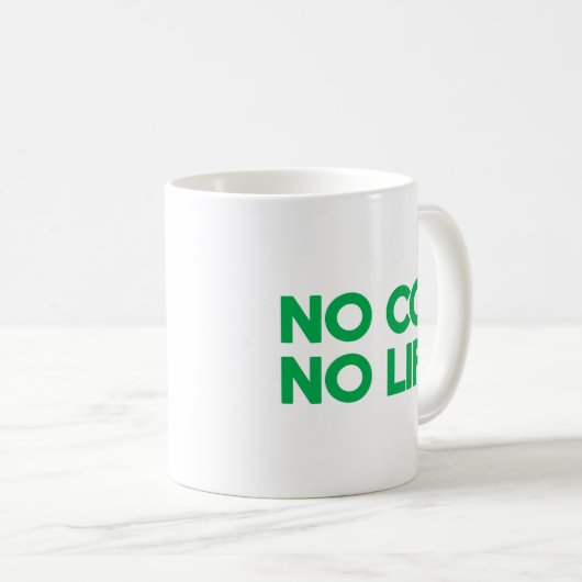 MUG NO CO2 PAS DE VIE (Devant droit)