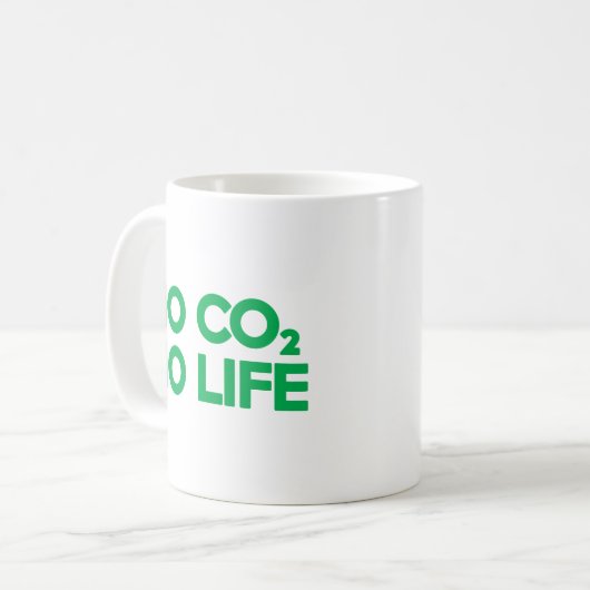 MUG NO CO2 PAS DE VIE (Devant gauche)