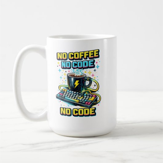 Mug No Coffee No Code (Gauche)