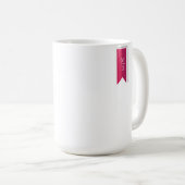 Mug No Drama Llama illustration Monogramme (Devant droit)