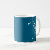 Mug No Golf Today Funny Sad Stickman Golfing Golfer Me (Devant droit)