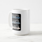 Mug No Gym No Abs No Regrets Bold Design (Devant gauche)
