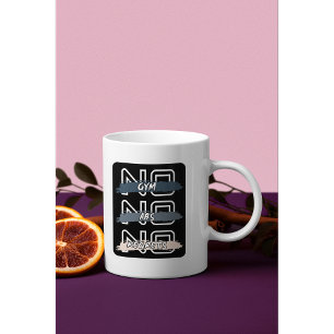 Mug No Gym No Abs No Regrets Bold Design