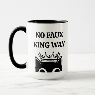 Mug No Kings Anti Trump Funny Cat Feminist Democrat