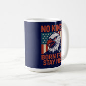 Mug No Kings Born Gratuit Séjour Gratuit Aigle (Devant droit)