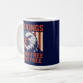 Mug No Kings Born Gratuit Séjour Gratuit Aigle (Devant gauche)