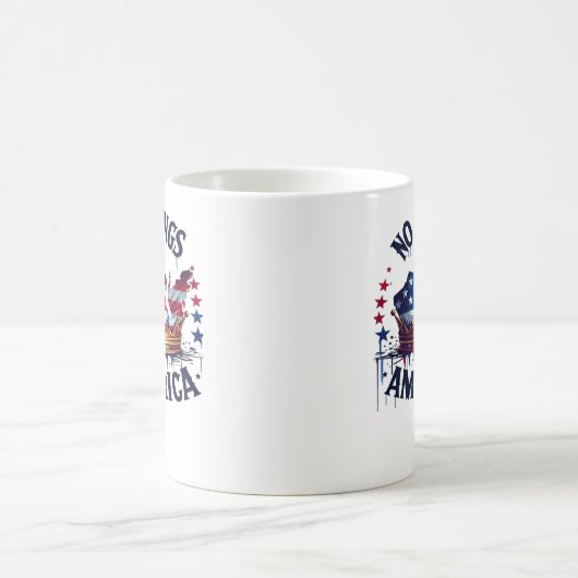 Mug No Kings In America Classic Retro Cool (Centre)