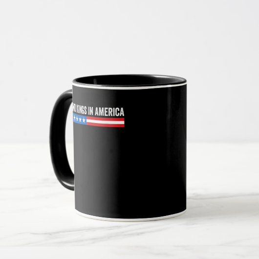 Mug No Kings In America Patriotic Style (Devant gauche)