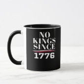 Mug No Kings In America Since 1776 #1 Classic (Gauche)