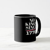 Mug No Kings In America Since 1776 #1 Classic (Devant droit)