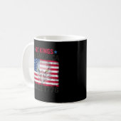 Mug No Kings In America Since 1776 Freedom Creative De (Devant gauche)