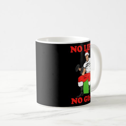Mug No Lifts No Arnold Schwarzenegger Christma (Devant droit)
