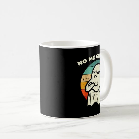 Mug No Me Ghosta Funny Ghost Mexican Halloween Men Wom (Devant droit)