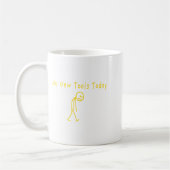 Mug No New Tools Today Funny Sad Stickman  (Gauche)