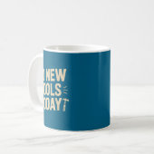 Mug No New Tools Today Retro Meme Tools Lover (Devant gauche)