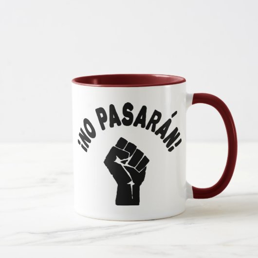 Mug No Pasaran - Ils ne passeront pas (Droite)