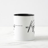 Mug No Regrets - Citation sarcastique audacieuse (Centre)
