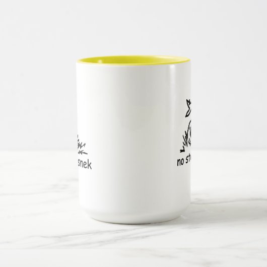 Mug No step on snek memes (Centre)