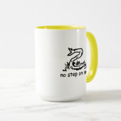 Mug No step on snek memes (Devant droit)