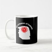 Mug No Strings Attached Funny Sarcastic Saying Adult H (Gauche)