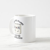 Mug No Tofu Puns Ils sont Tasteless Funny Food Pun (Devant gauche)