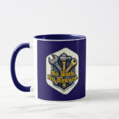 Mug No Work No Reward Worker Motivation Shirt (Gauche)