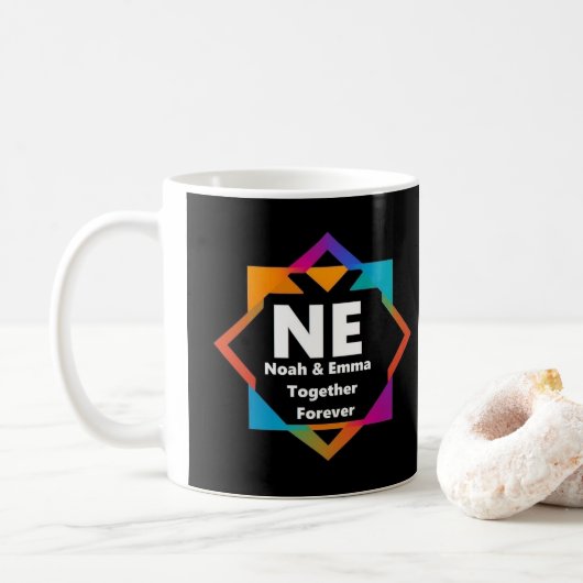 Mug Noah & Emma Together Forever (Avec donut)