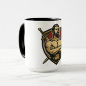 Mug Noble bouclier de lion (Devant gauche)