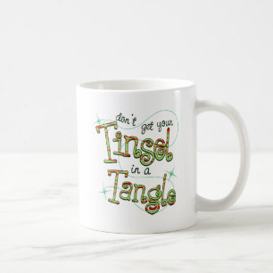 Mug N'obtenez pas votre tresse en cadeaux de Noël