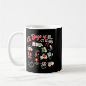 Mug Noël 12 Jours De Technologue Ct Scan Radi (Gauche)