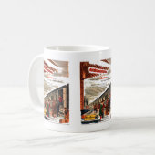 Mug Noël 1947 du chemin de fer New Haven (Devant gauche)