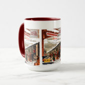 Mug Noël 1947 du chemin de fer New Haven         (Devant gauche)
