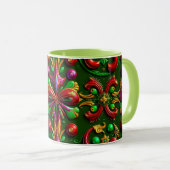 Mug NOËL ~ 3D ~ Multicolore ~ (Devant droit)