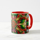 Mug NOËL ~ 3D ~ Multicolore ~ (Devant droit)