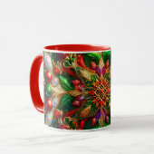 Mug NOËL ~ 3D ~ Multicolore ~ (Devant gauche)