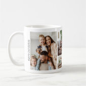 Mug Noël 5 Photos Collage Famille (Gauche)