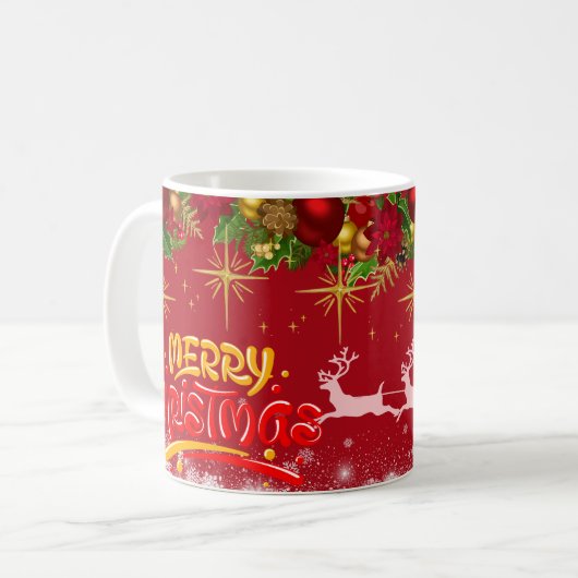 Mug Noël 6 (Devant gauche)