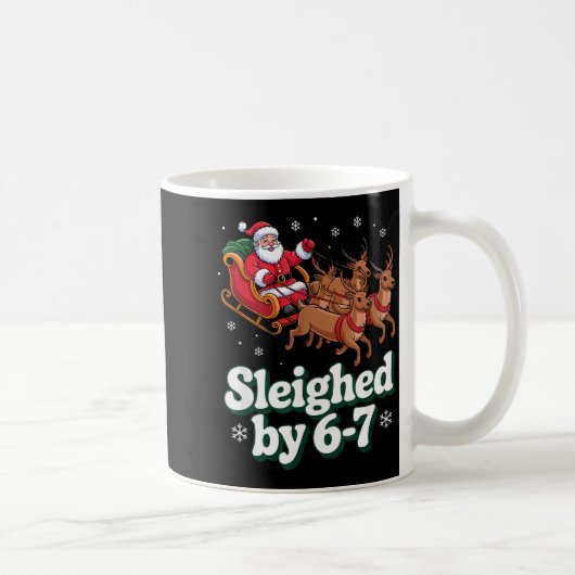 Mug Noël 67 Drôle Xmas Six Sept Pull Ugly 6-7 (Droite)